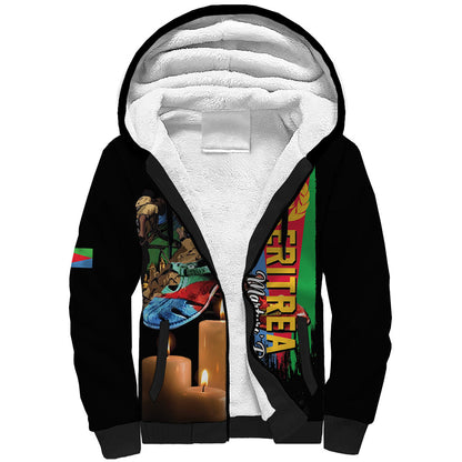 Personalized Eritrea Martyrs Day Sherpa Hoodie Honoring the Fallen