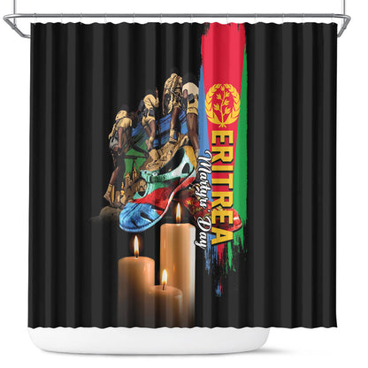 Eritrea Martyrs Day Shower Curtain Honoring the Fallen