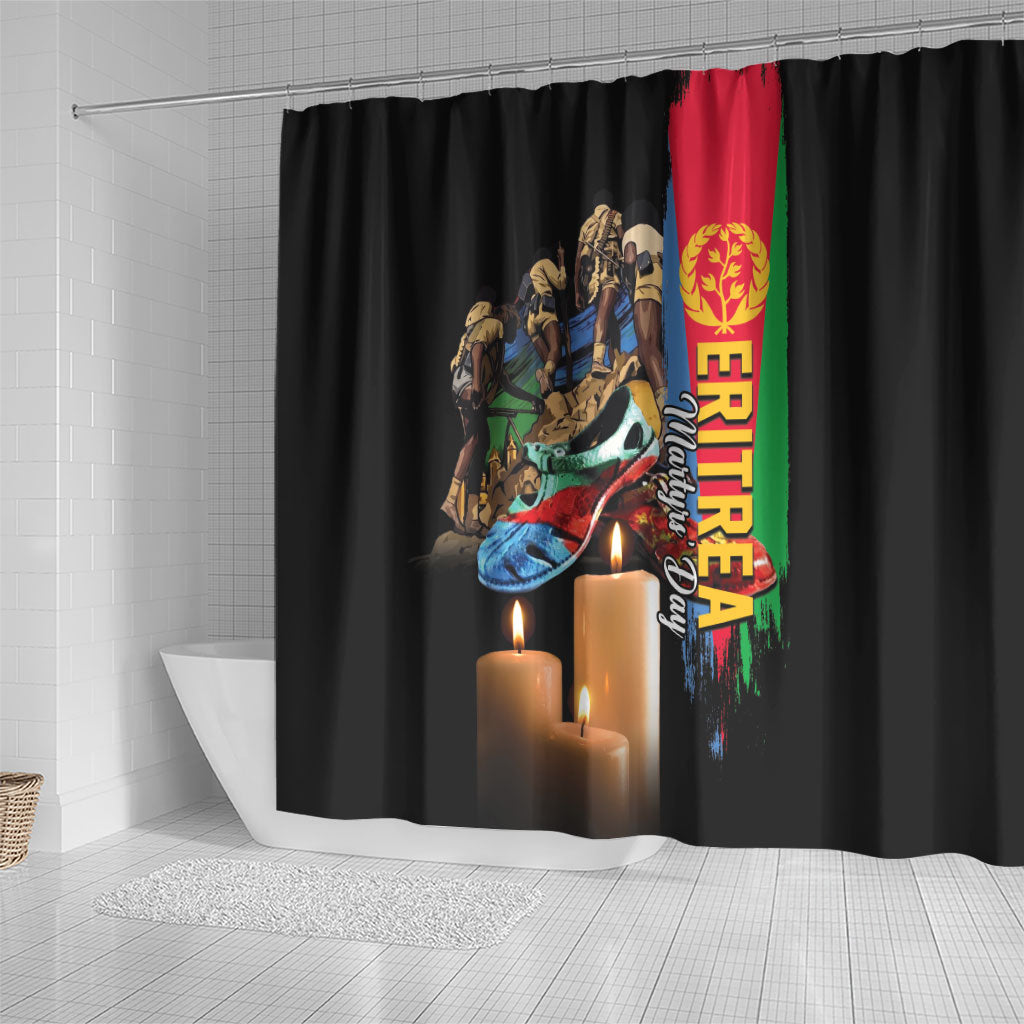 Eritrea Martyrs Day Shower Curtain Honoring the Fallen