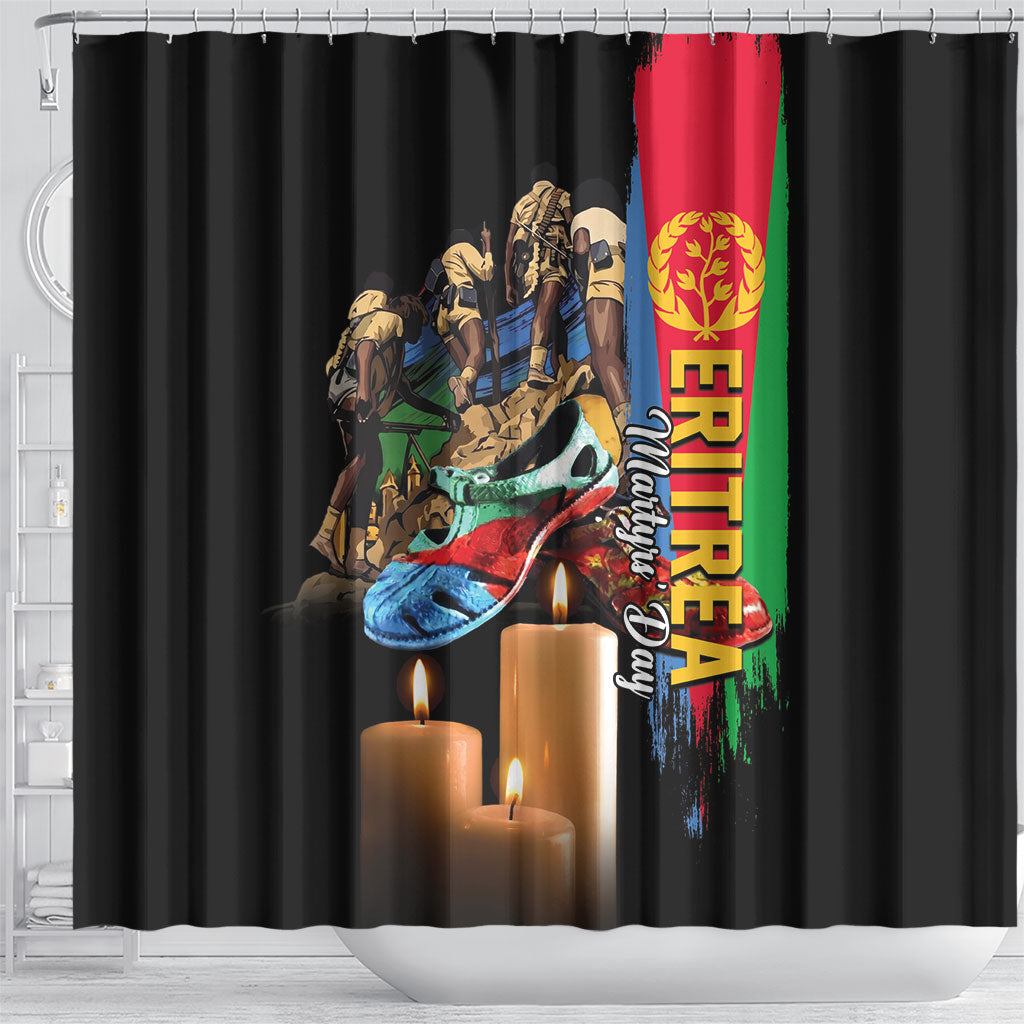 Eritrea Martyrs Day Shower Curtain Honoring the Fallen