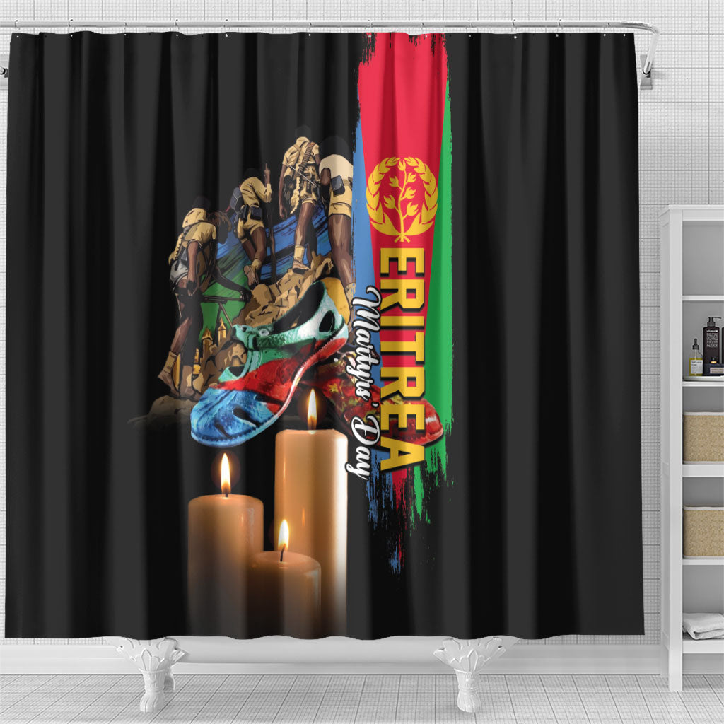 Eritrea Martyrs Day Shower Curtain Honoring the Fallen