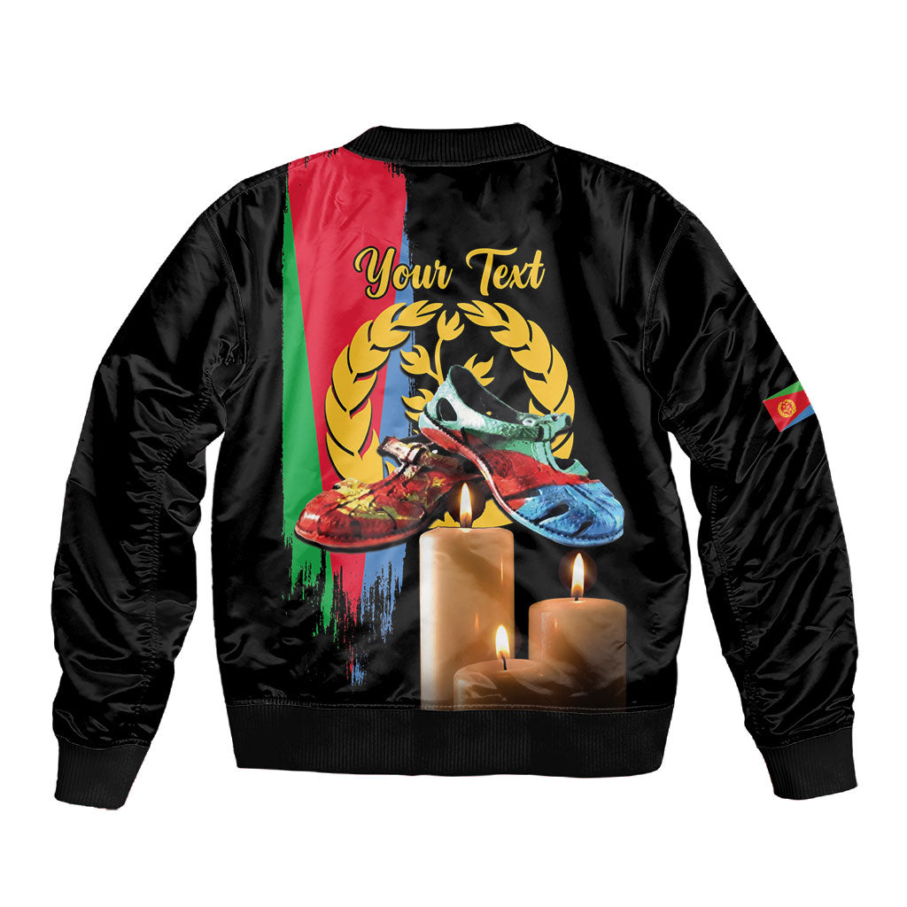 Personalized Eritrea Martyrs Day Sleeve Zip Bomber Jacket Honoring the Fallen