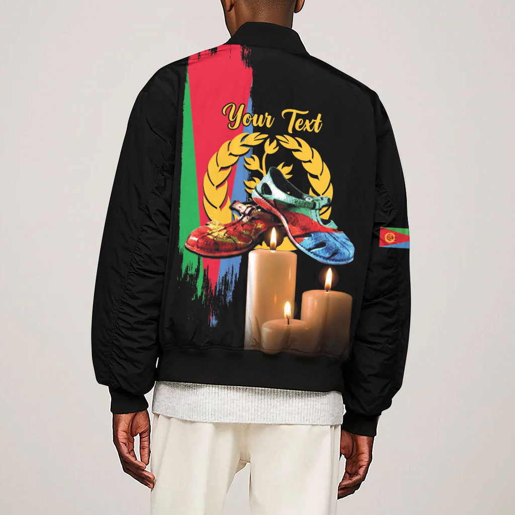 Personalized Eritrea Martyrs Day Sleeve Zip Bomber Jacket Honoring the Fallen