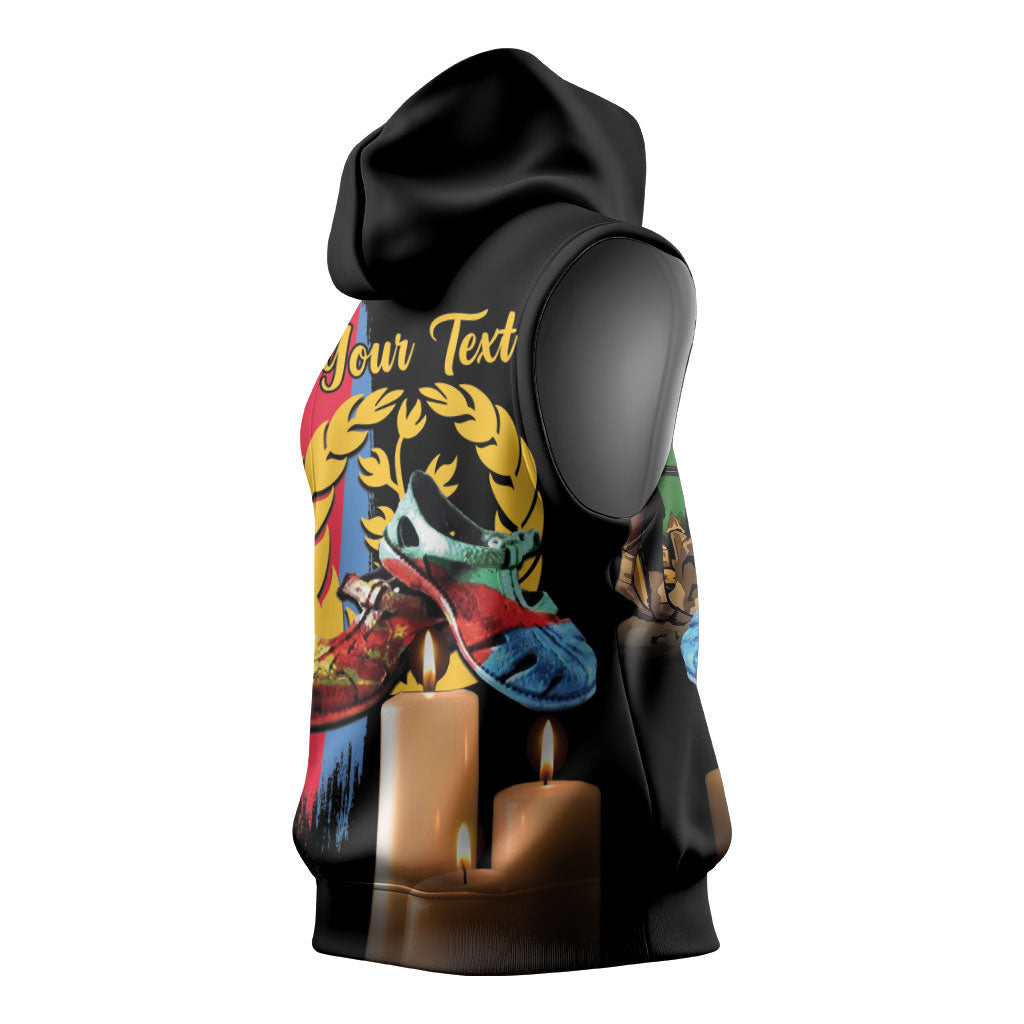 Personalized Eritrea Martyrs Day Sleeveless Hoodie Honoring the Fallen