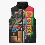 Personalized Eritrea Martyrs Day Sleeveless Puffer Jacket Honoring the Fallen