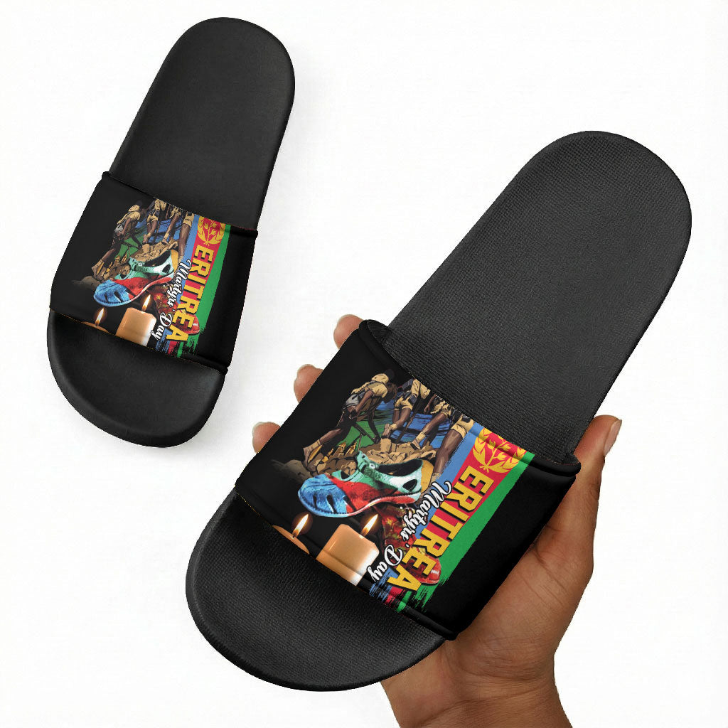 Eritrea Martyrs Day Slide Sandals Honoring the Fallen