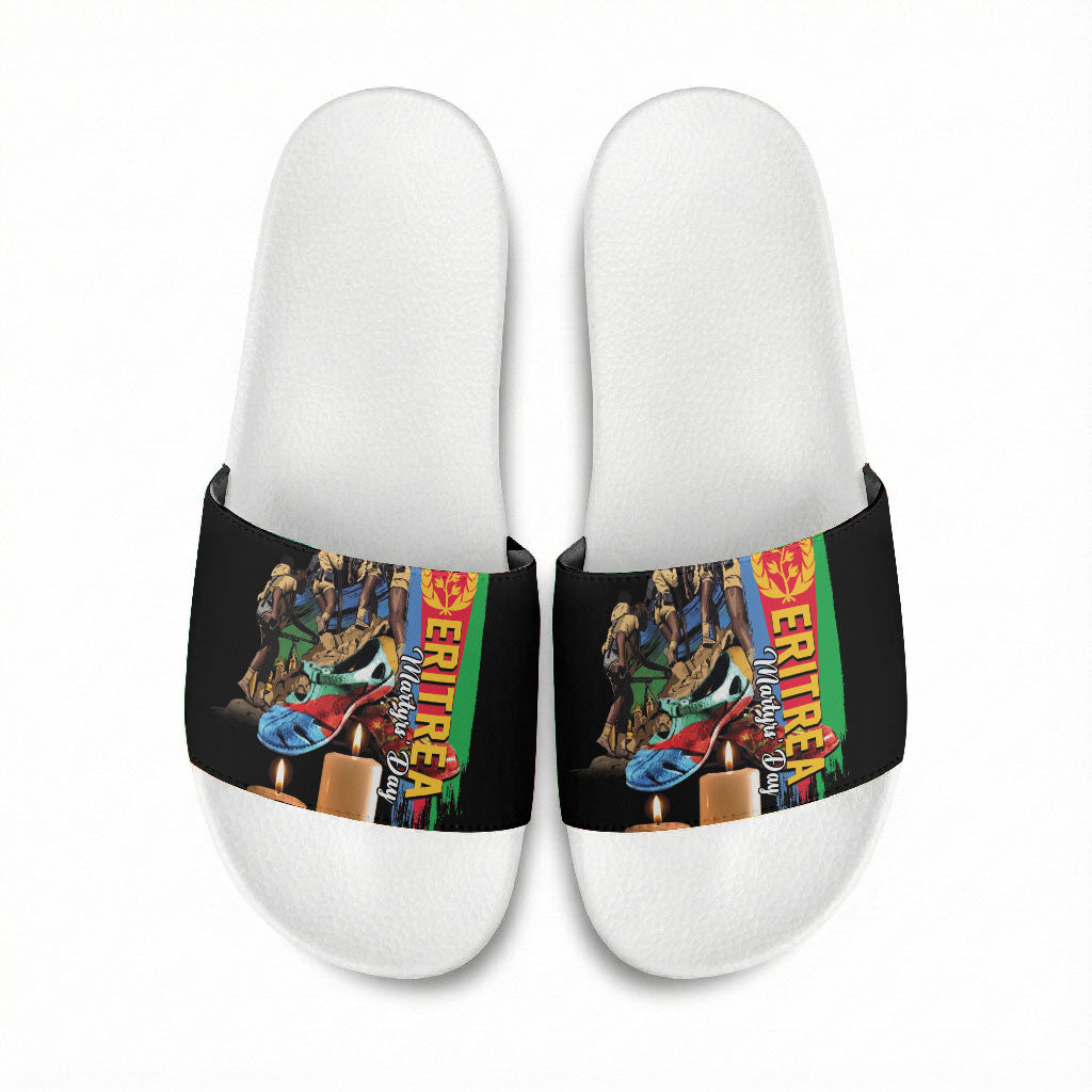 Eritrea Martyrs Day Slide Sandals Honoring the Fallen
