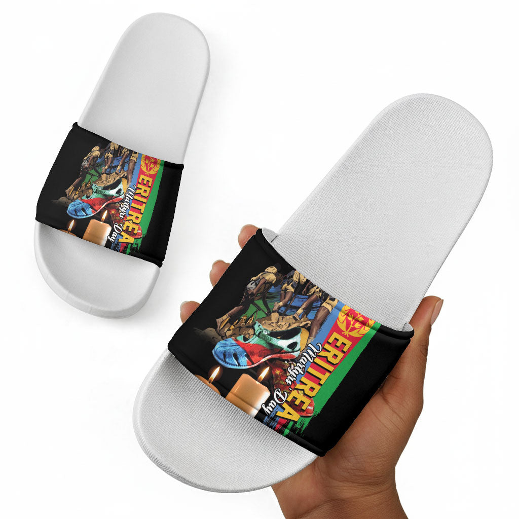 Eritrea Martyrs Day Slide Sandals Honoring the Fallen