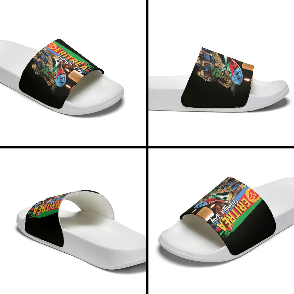 Eritrea Martyrs Day Slide Sandals Honoring the Fallen