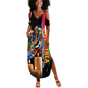 Personalized Eritrea Martyrs Day Summer Maxi Dress Honoring the Fallen