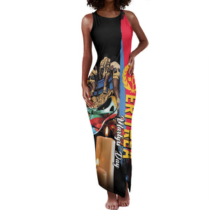 Personalized Eritrea Martyrs Day Tank Maxi Dress Honoring the Fallen