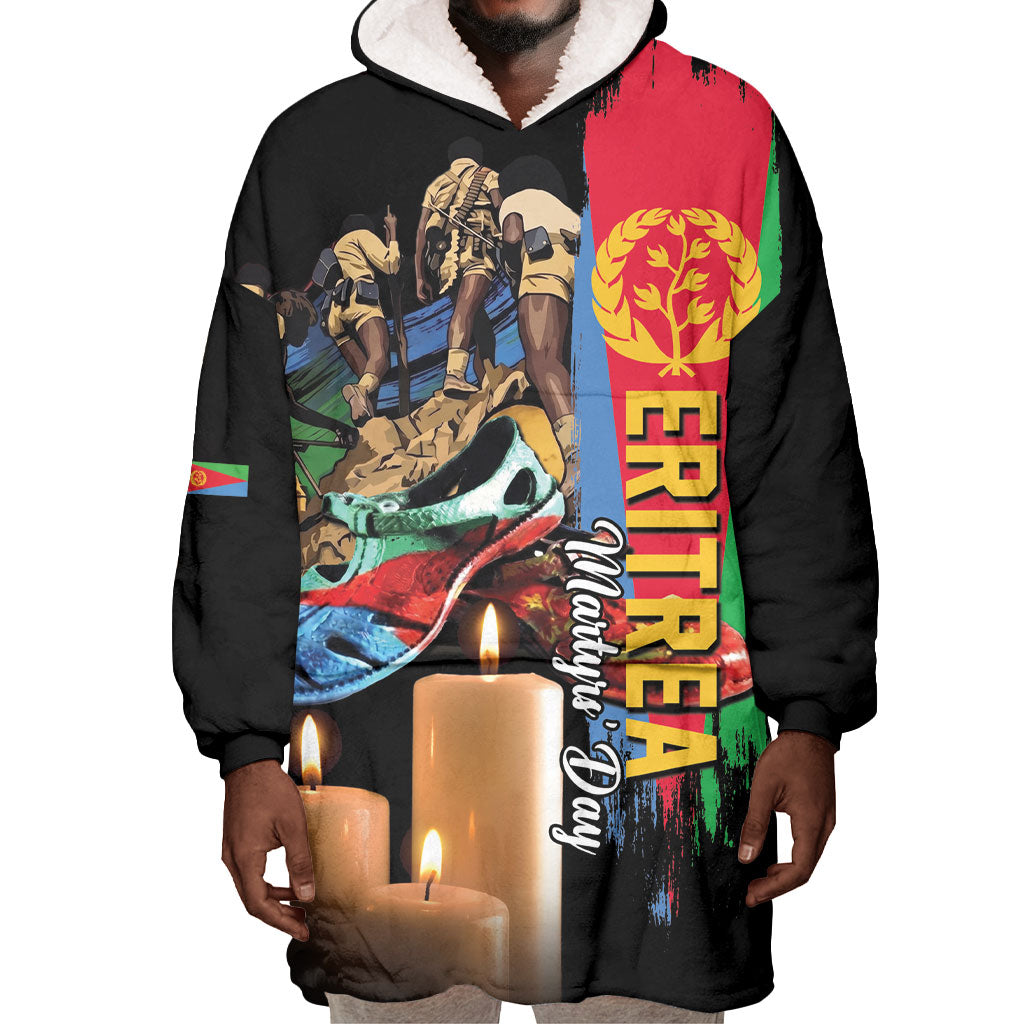 Personalized Eritrea Martyrs Day Wearable Blanket Hoodie Honoring the Fallen