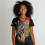 Personalized Eritrea Martyrs Day Women V-Neck T-Shirt Honoring the Fallen