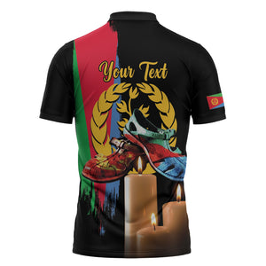 Personalized Eritrea Martyrs Day Zipper Polo Shirt Honoring the Fallen