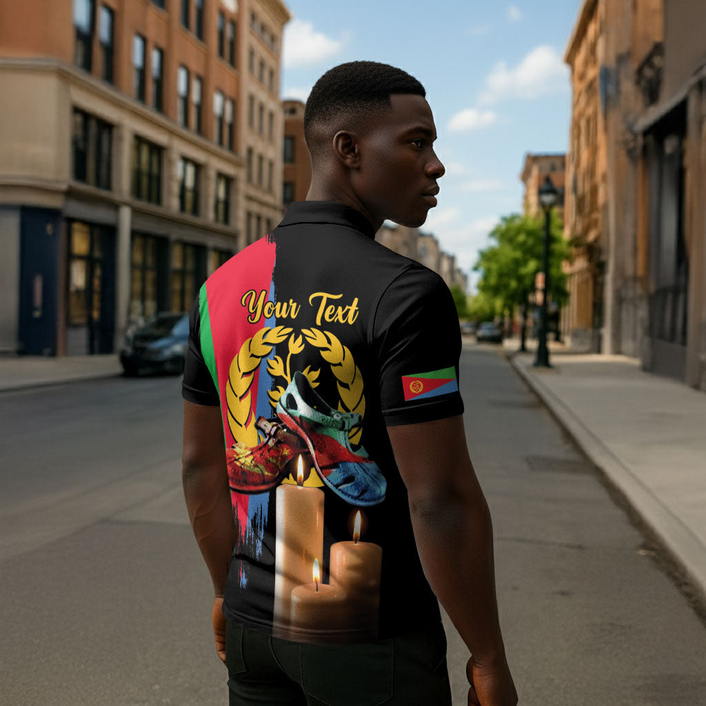Personalized Eritrea Martyrs Day Zipper Polo Shirt Honoring the Fallen