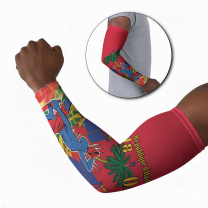 Afro-Haitians Independence Day Arm Sleeves Le Marron Inconnu Unity Makes Strength