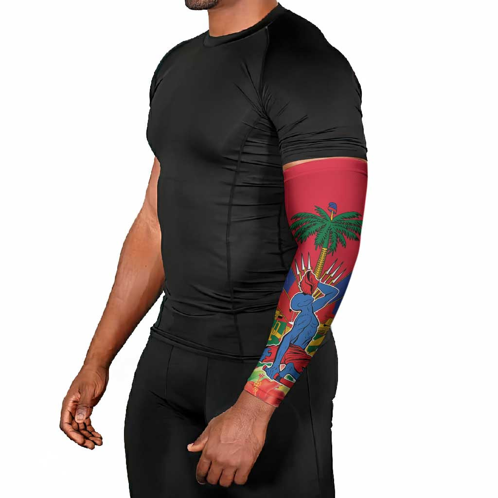 Afro-Haitians Independence Day Arm Sleeves Le Marron Inconnu Unity Makes Strength