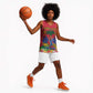Afro-Haitians Independence Day Basketball Jersey Le Marron Inconnu Unity Makes Strength - African Pride