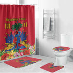 Afro-Haitians Independence Day Bathroom Set Le Marron Inconnu Unity Makes Strength