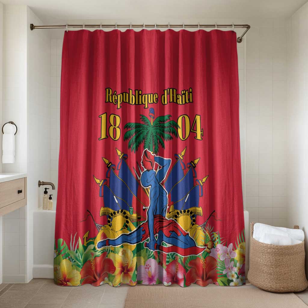 Afro-Haitians Independence Day Bathroom Set Le Marron Inconnu Unity Makes Strength