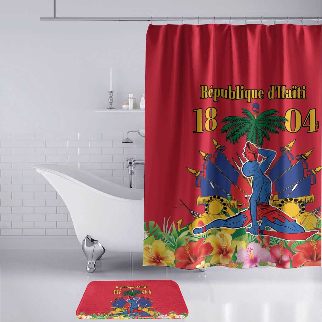 Afro-Haitians Independence Day Bathroom Set Le Marron Inconnu Unity Makes Strength