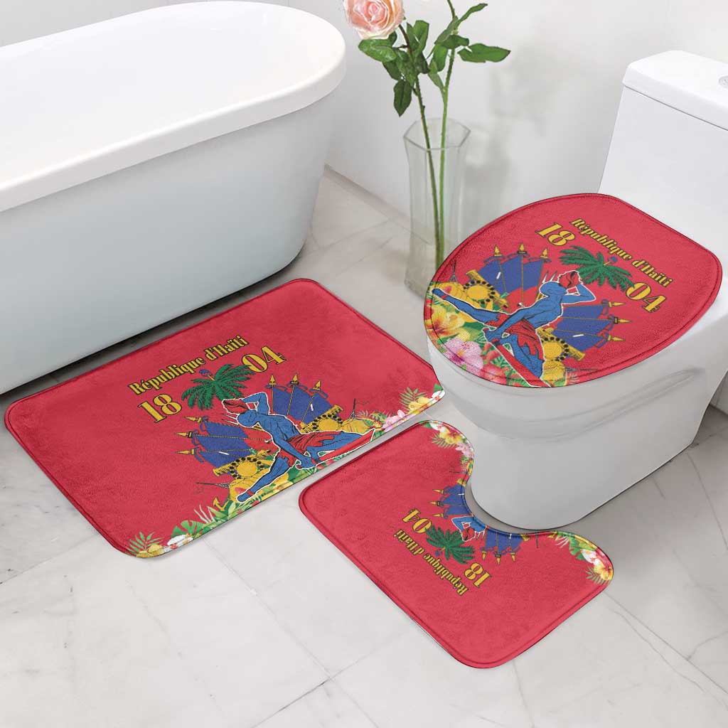 Afro-Haitians Independence Day Bathroom Set Le Marron Inconnu Unity Makes Strength