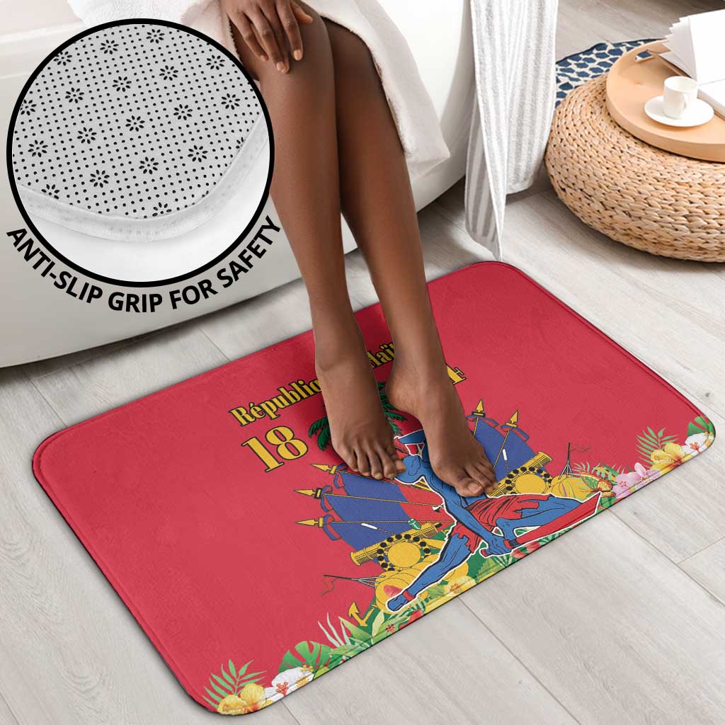 Afro-Haitians Independence Day Bathroom Set Le Marron Inconnu Unity Makes Strength