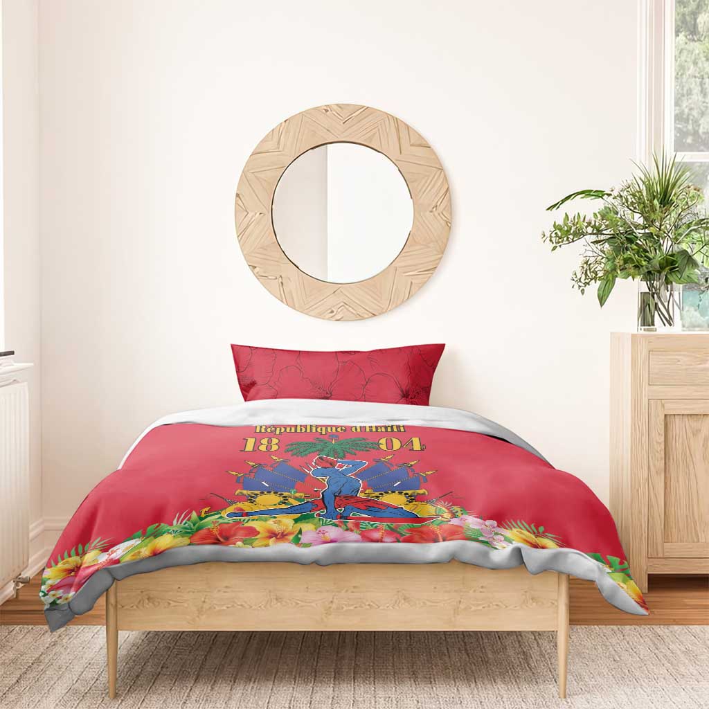 Afro-Haitians Independence Day Bedding Set Le Marron Inconnu Unity Makes Strength - African Pride