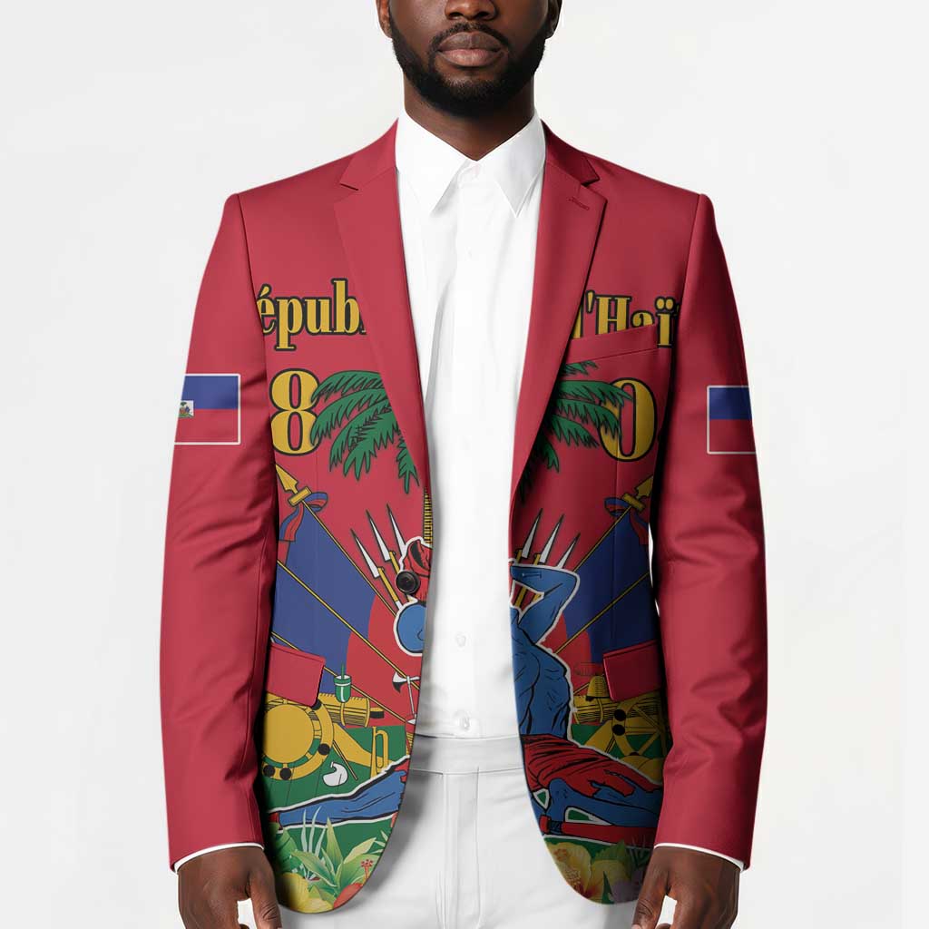 Afro-Haitians Independence Day Blazer Le Marron Inconnu Unity Makes Strength