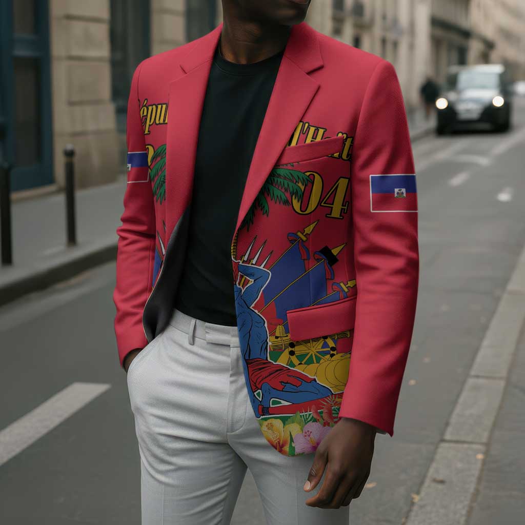 Afro-Haitians Independence Day Blazer Le Marron Inconnu Unity Makes Strength