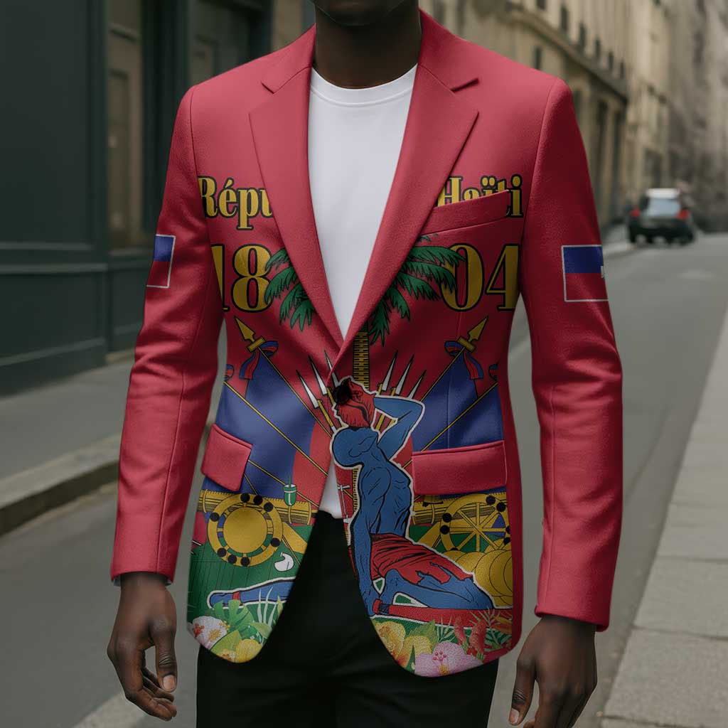 Afro-Haitians Independence Day Blazer Le Marron Inconnu Unity Makes Strength