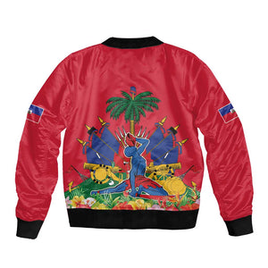 Afro-Haitians Independence Day Bomber Jacket Le Marron Inconnu Unity Makes Strength - African Pride