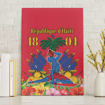 Afro-Haitians Independence Day Canvas Wall Art Le Marron Inconnu Unity Makes Strength - African Pride