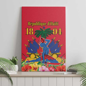 Afro-Haitians Independence Day Canvas Wall Art Le Marron Inconnu Unity Makes Strength - African Pride