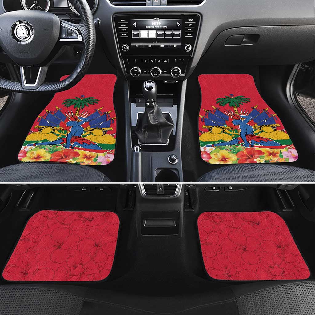 Afro-Haitians Independence Day Car Mats Le Marron Inconnu Unity Makes Strength - African Pride