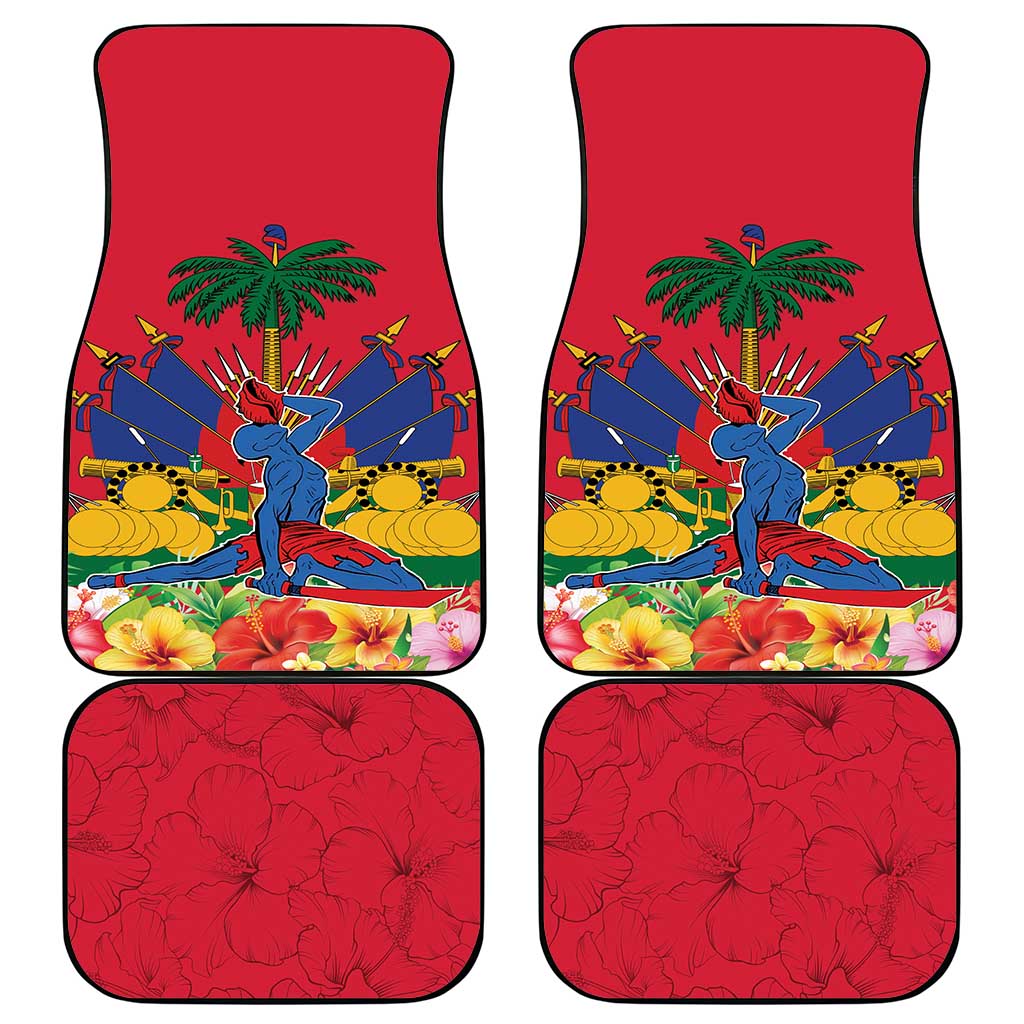 Afro-Haitians Independence Day Car Mats Le Marron Inconnu Unity Makes Strength - African Pride