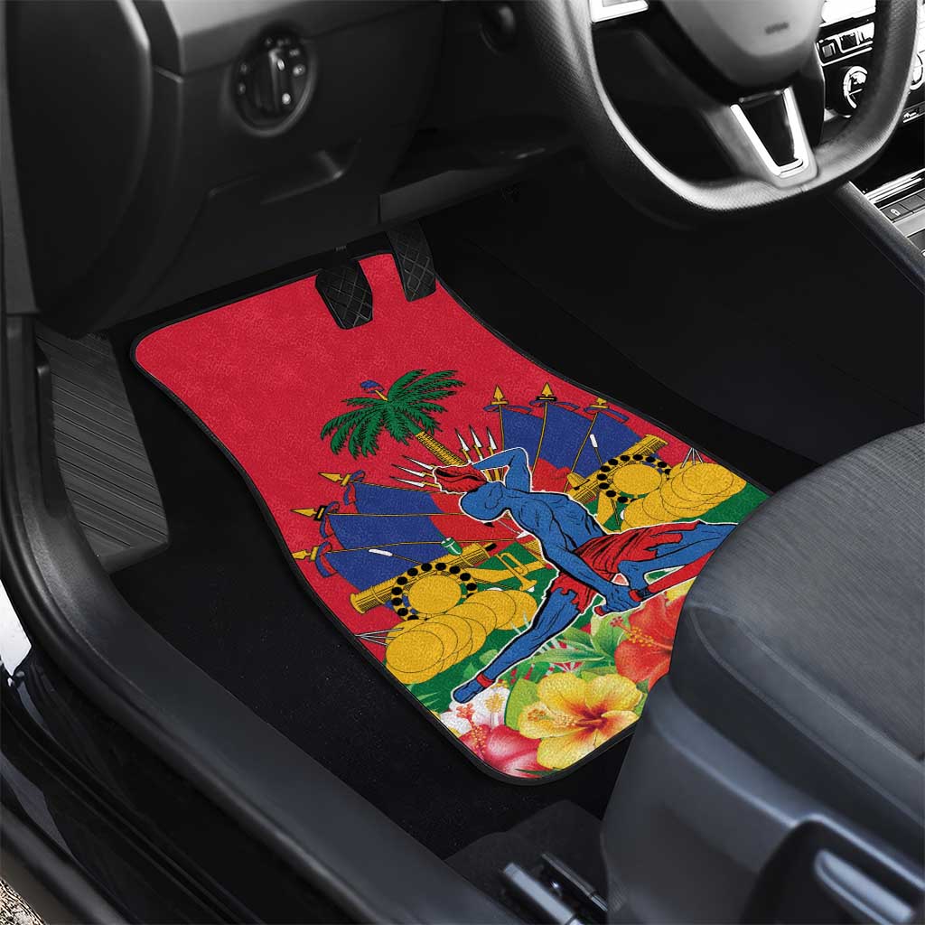 Afro-Haitians Independence Day Car Mats Le Marron Inconnu Unity Makes Strength - African Pride