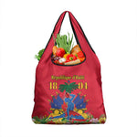 Afro-Haitians Independence Day Grocery Bag Le Marron Inconnu Unity Makes Strength - African Pride