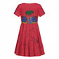 Afro-Haitians Independence Day Kid Short Sleeve Dress Le Marron Inconnu Unity Makes Strength - African Pride