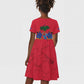 Afro-Haitians Independence Day Kid Short Sleeve Dress Le Marron Inconnu Unity Makes Strength - African Pride