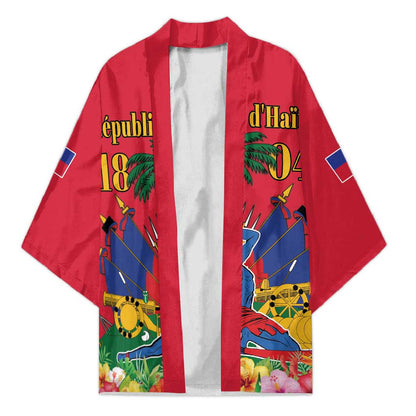 Afro-Haitians Independence Day Kimono Le Marron Inconnu Unity Makes Strength