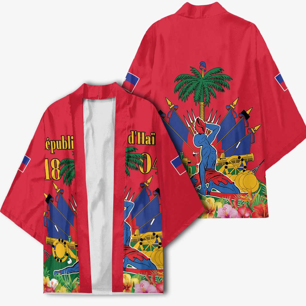 Afro-Haitians Independence Day Kimono Le Marron Inconnu Unity Makes Strength