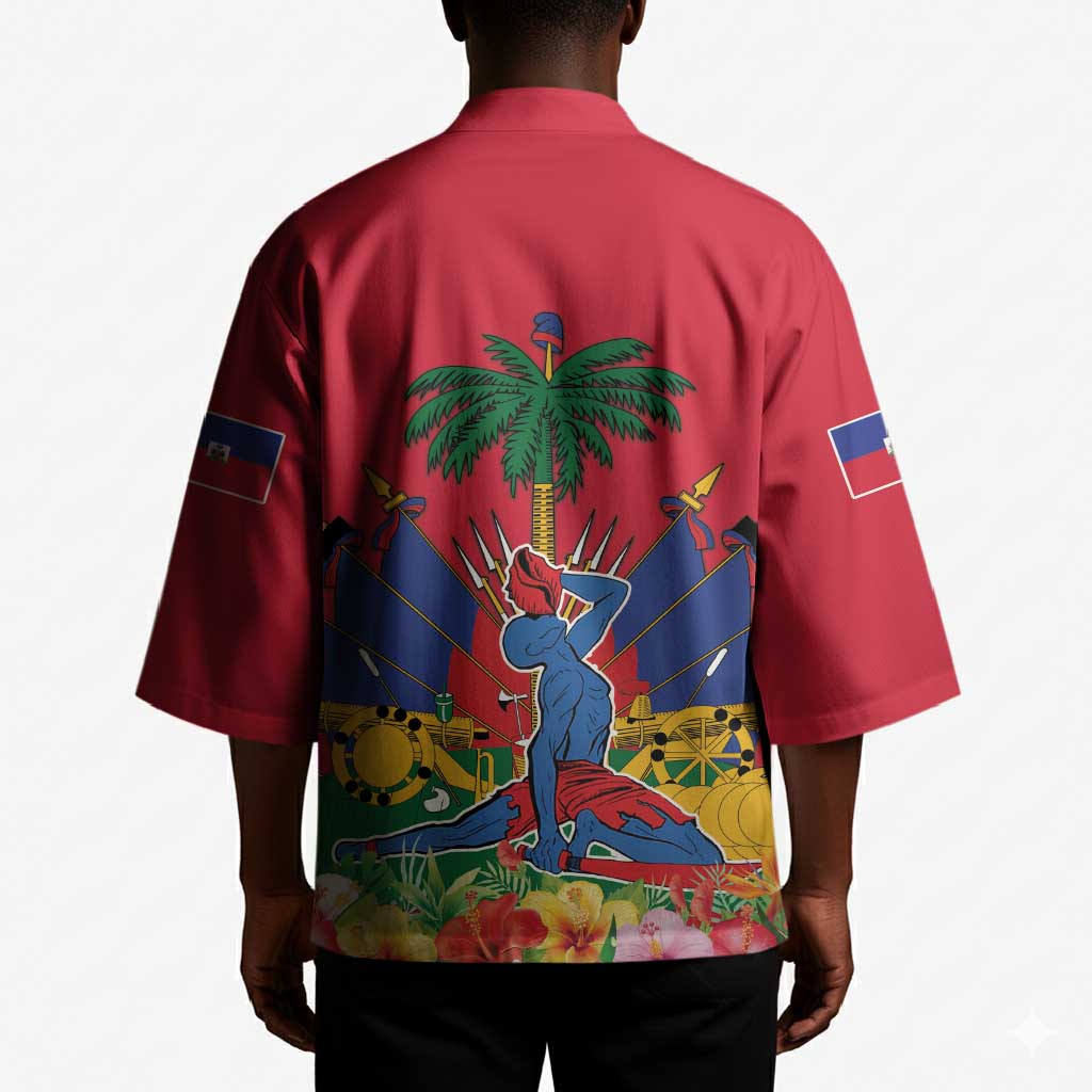 Afro-Haitians Independence Day Kimono Le Marron Inconnu Unity Makes Strength