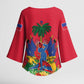 Afro-Haitians Independence Day Kimono Sleeve Blouse Le Marron Inconnu Unity Makes Strength