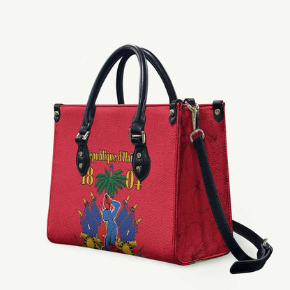 Afro-Haitians Independence Day Leather Bag Le Marron Inconnu Unity Makes Strength