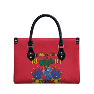 Afro-Haitians Independence Day Leather Bag Le Marron Inconnu Unity Makes Strength