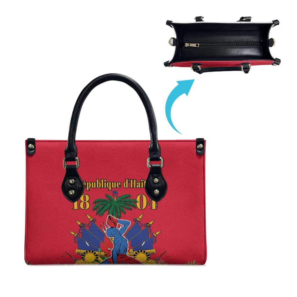 Afro-Haitians Independence Day Leather Bag Le Marron Inconnu Unity Makes Strength