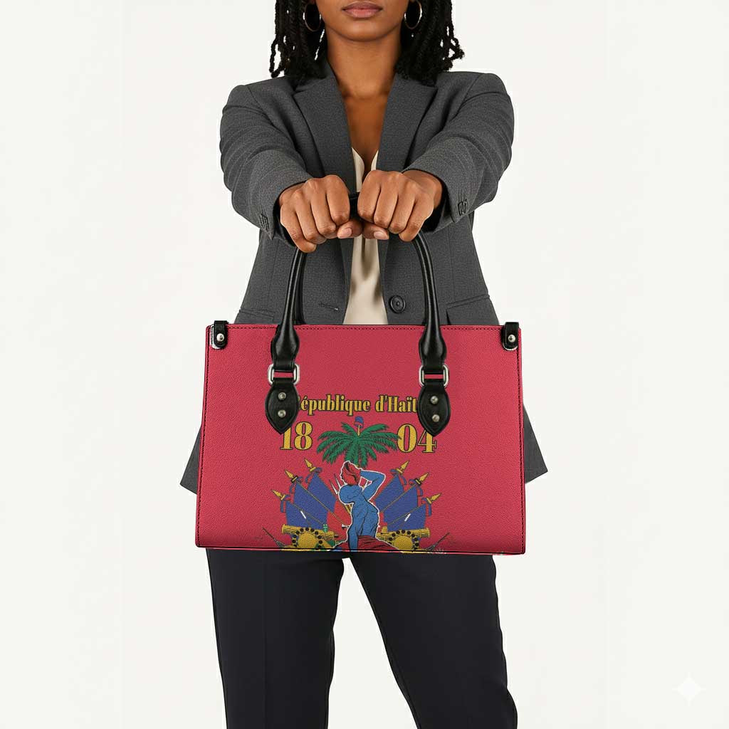 Afro-Haitians Independence Day Leather Bag Le Marron Inconnu Unity Makes Strength