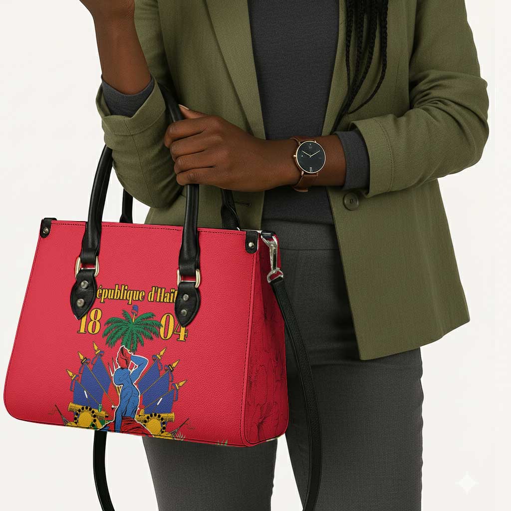 Afro-Haitians Independence Day Leather Bag Le Marron Inconnu Unity Makes Strength