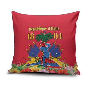 Afro-Haitians Independence Day Pillow Cover Le Marron Inconnu Unity Makes Strength